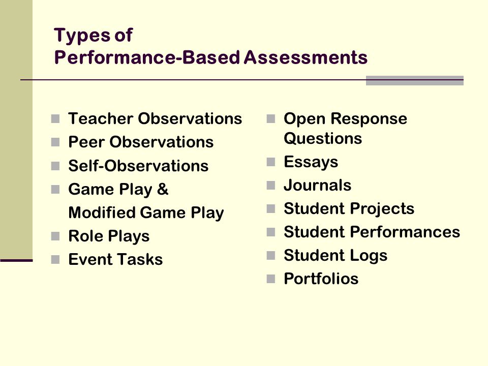 Student Portfolios as an Assessment Tool